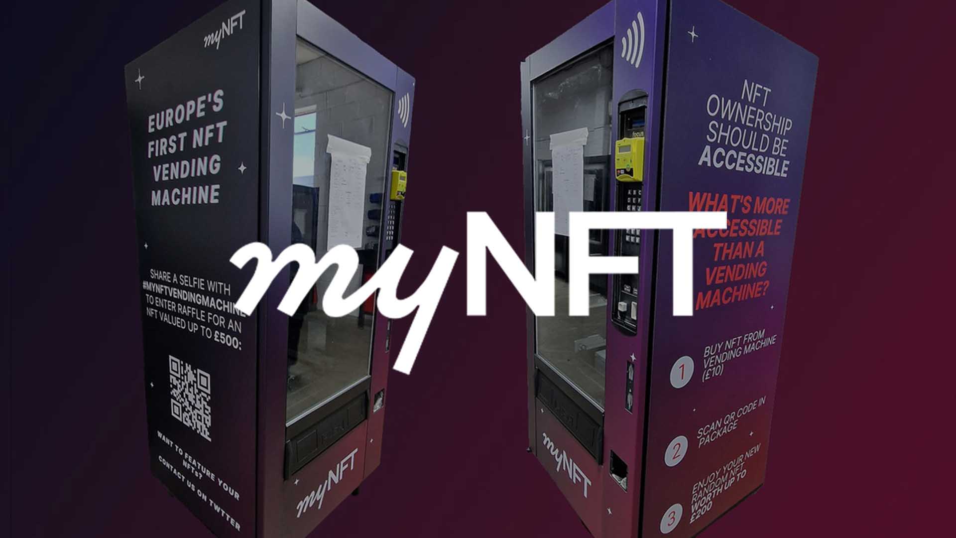 myNFT Will Present Europe’s First NFT Vending Machine at NFT.London