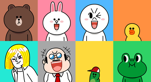 Line Friends Characters by IPX