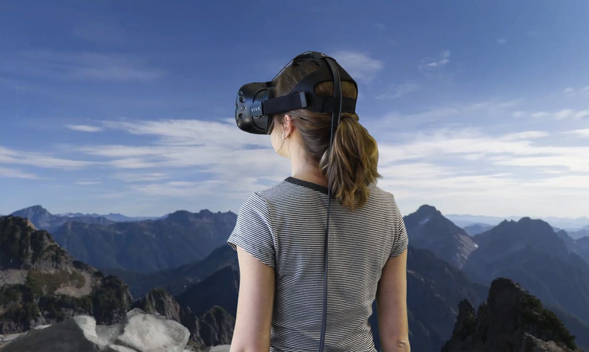 VR headsets can be used in metaverse tourism.