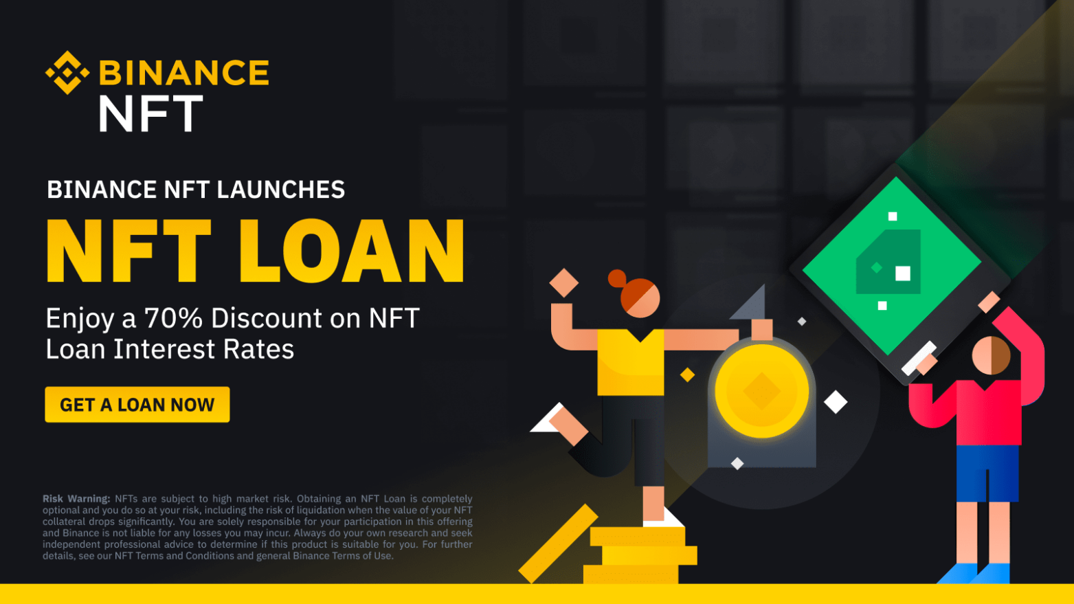 Binance launches NFT loan.