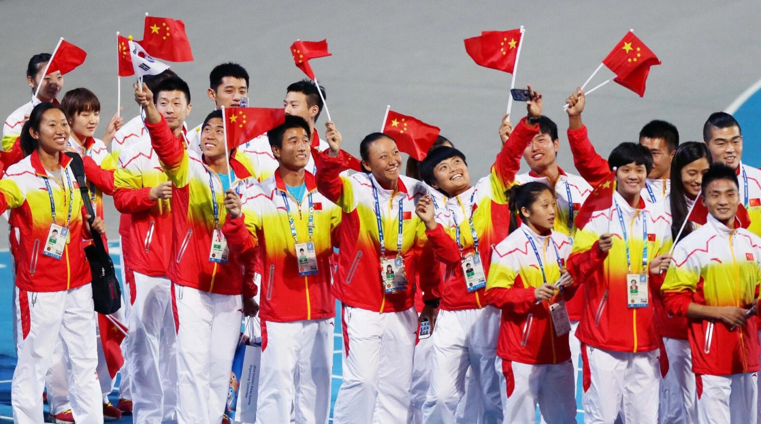 Chinese athletes in 2014 Asian Games